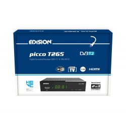 Edision Picco T265 Récepteur numérique terrestre FullHD DVB-T2 H265 HEVC 10 bits