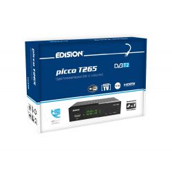 Edision Picco T265 Récepteur numérique terrestre FullHD DVB-T2 H265 HEVC 10 bits