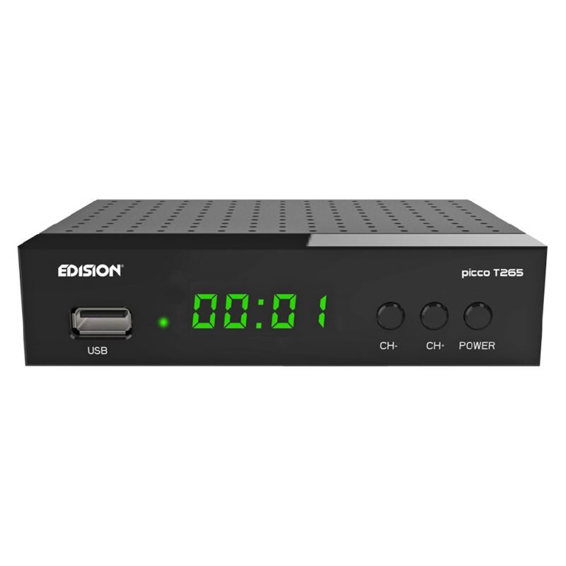 Edision Picco T265 Récepteur numérique terrestre FullHD DVB-T2 H265 HEVC 10 bits