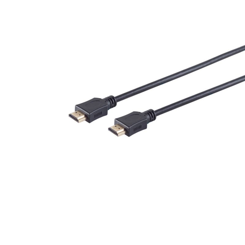 Câble HDMI haut débit, 4K, Eco 15+1, noir, 1,5m