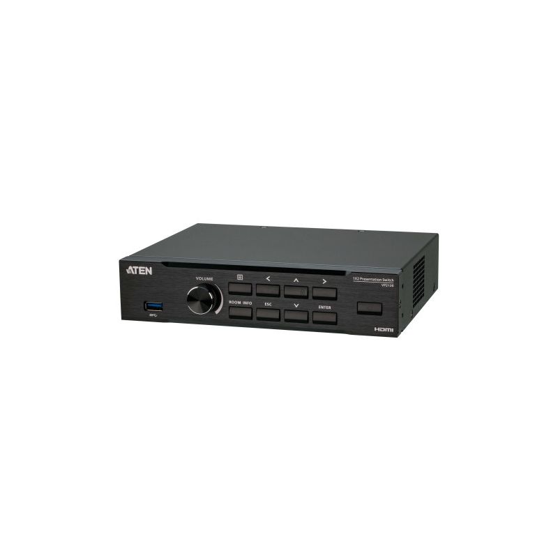 ATEN VP2120-AT-G 1x switch de presentación perfecto VP21201x 2XRT-0003G receptor de infrarrojos1x…