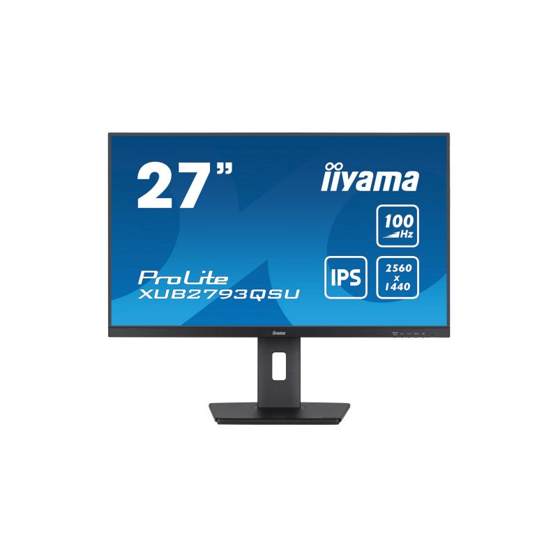 IIYAMA XUB2793QSU-B6 El elegante diseño de borde a borde hace que el ProLite XUB2793HSU sea…