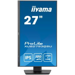 IIYAMA XUB2793QSU-B6 La conception élégante bord à bord rend le ProLite XUB2793HSU parfait pour…