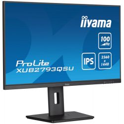 IIYAMA XUB2793QSU-B6 El elegante diseño de borde a borde hace que el ProLite XUB2793HSU sea…