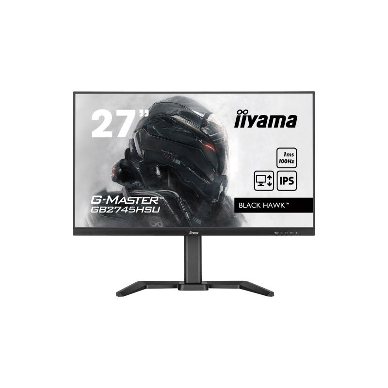 IIYAMA GB2745HSU-B1 G-MASTER GB2745HSU-B1 Get ahead with the GB2745HSU with VA matrix and 1ms IPS…