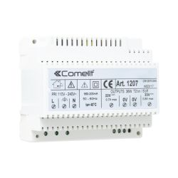 Comelit comelit-1207 DOUBLE ALIMENTATION SORTIE 33-20 VDC ET ENTRÉE 230 Vac