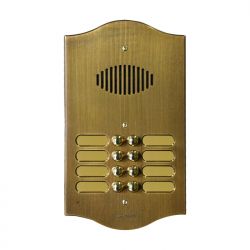 Comelit comelit-3006/2/RI/B BRONZE AUDIO ENTRANCE PANEL S. ROMA FOR GR. IKALL 6 PULS.