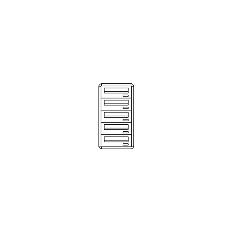 Comelit comelit-3275/OAP POSTCOM LOCKER, 5 HOUR POSITION CASES, DEL. REC., SUPPORT