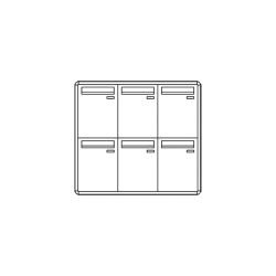 Comelit comelit-3276/VPI ARMÁRIO POSTCOM, 6 VERT.POS.CAS., POS.REC., FLUSH-IN