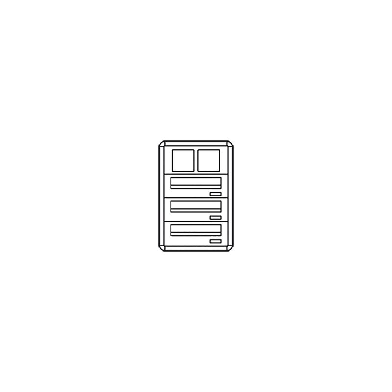 Comelit comelit-3253/IPI/PW POSTCOM PW LOCKER, 3 CAS.POS.INCL., REC.POS., FLUSH-IN