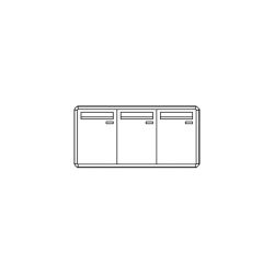 Comelit comelit-3273/VPI POSTCOM LOCKER, 3 VERT.POS.CAS., POS.REC., FLUSH-IN