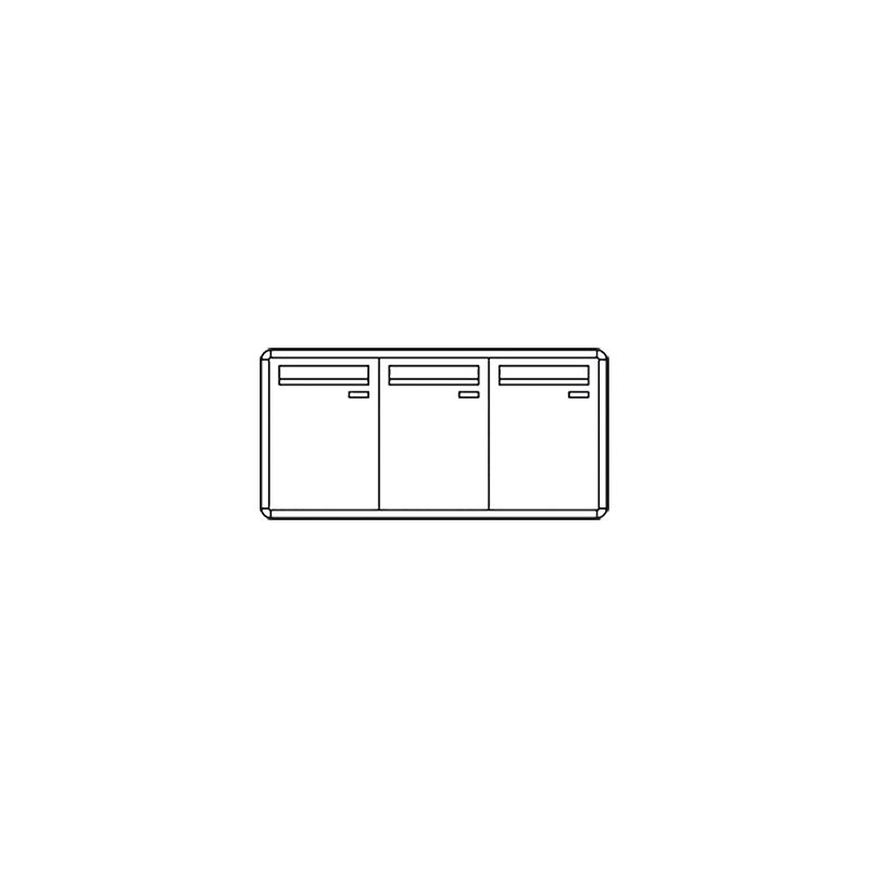 Comelit comelit-3273/VPI POSTCOM LOCKER, 3 VERT.POS.CAS., POS.REC., FLUSH-IN