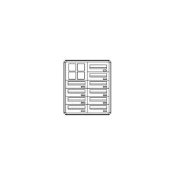 Comelit comelit-3260/IPI/PW POSTCOM PW LOCKER, 10 CAS.POS.INCL., REC.POS., RECESSED.