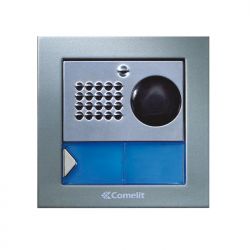 Comelit comelit-4875/BK PLACA EXTERIOR 1 BOTÃO POWERCOM KITS B/W