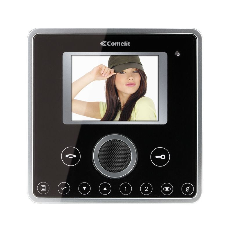 Comelit comelit-6202BBM MONITOR PLANUX COLOR MANOS LIBRES/BUCLE DE INDUCCIÓN VIP NEG