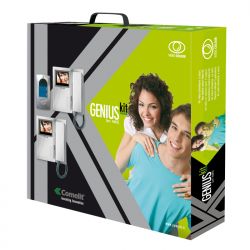 Comelit comelit-8482 GENIUSKIT TWO-FAMILY COLOR IDEA STREET PANEL