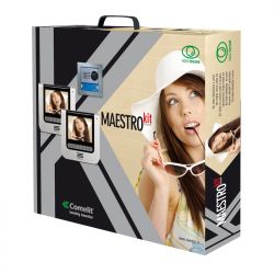 Comelit comelit-8494G MAESTROKIT BIFAMILIAR COLOR MAESTRO GRIS Y POWERCOM