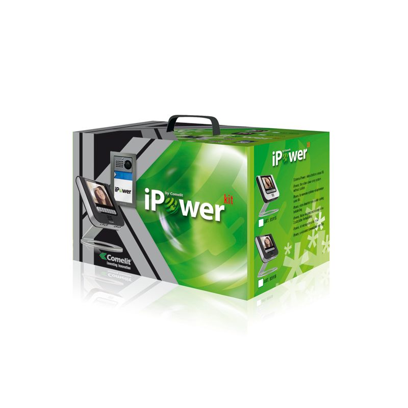 Comelit comelit-8591B IPOWERKIT BIFAMILIAR COLOR MAESTRO GRIS Y POWERCOM