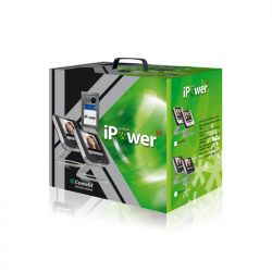 Comelit comelit-8592B IPOWERKIT DEUX FAMILLES MASTER GRIS ET COULEUR POWERCOM