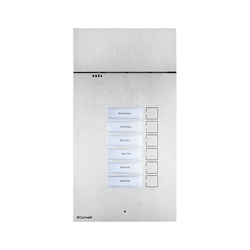 Comelit 3001XAB PLAQUE DE RUE ANALOGIQUE AUDIO 316, 1 PULS. 2 FILS