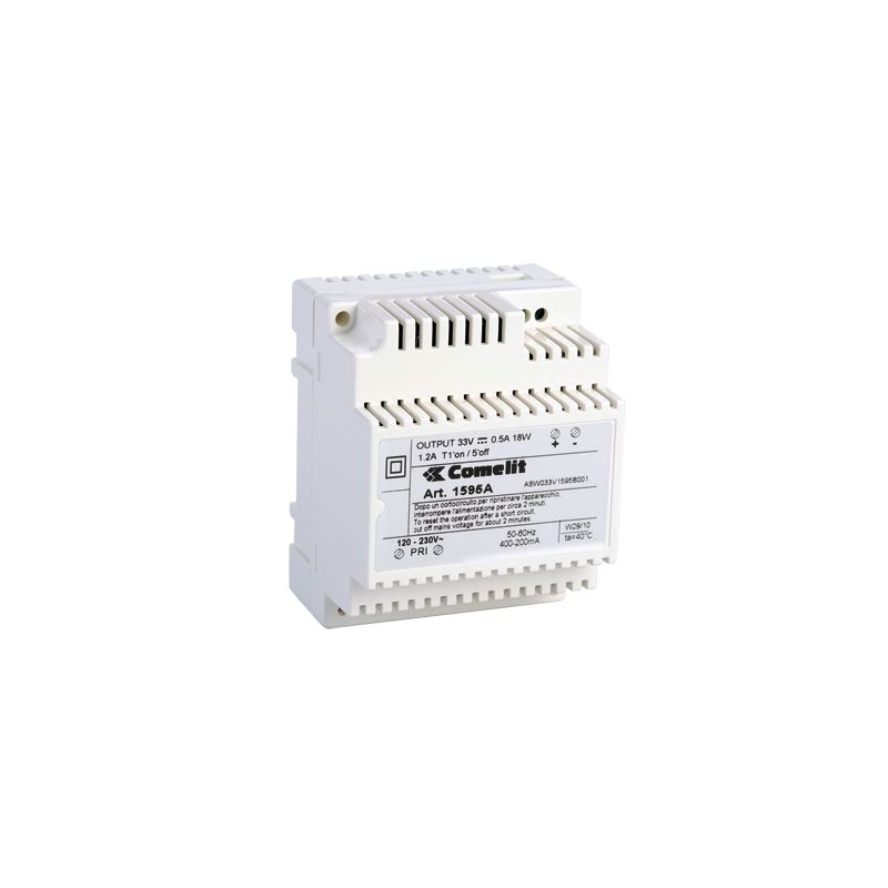 Comelit 1596A ALIMENTADOR 33 VCC 60 W INPUT 110-230 VCA PARA 316-TOUCH