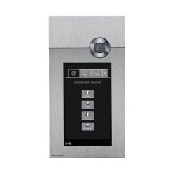 Comelit 3454HD/A VIP HD 316 TOUCH A/V STAINLESS STEEL ENTRANCE PANEL