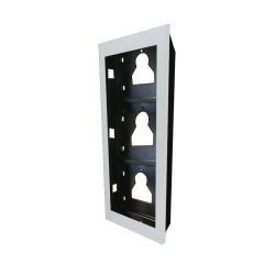 Comelit UT9163W ULTRA WHITE 3-MODULE BUILT-IN FRAME