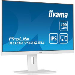 IIYAMA XUB2792QSU-W6 The ProLite XUB2792QSU's sleek edge-to-edge design with WQHD (2560 x 1440)…