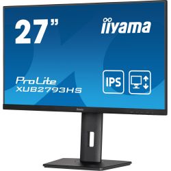 IIYAMA XUB2793HS-B6 Moniteur IPS Full HD 27" avec 3 côtés sans bordure, parfait pour les…