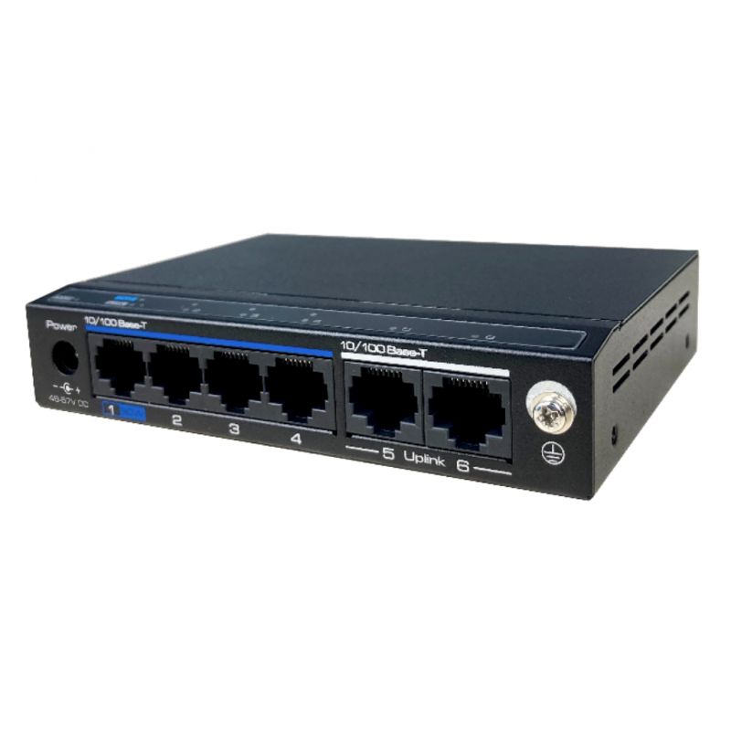 Utepo UTP3106-PSB Switch PoE+ 4 portas 10/100 + 2 Uplink 10/100…