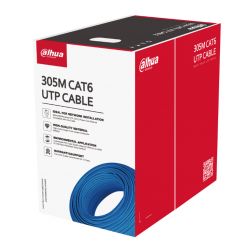 Dahua PFM923I-6UN-C (BLUE) Bobine 305mts UTP CAT6 Câble 0,53mm…