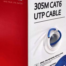 Dahua PFM923I-6UN-C (BLUE) Bobine 305mts UTP CAT6 Câble 0,53mm…