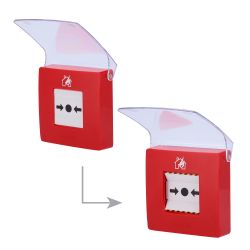 Ajax AJ-MANUALCALLPOINT-RED - Botón manual de alarma de incendio rojo, Inalámbrico…