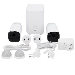 Eufy EUFY-CAM2PRO-S221 - Kit 2 Cámaras + 1 HomeBase Eufy by Anker, 2K / 13400…