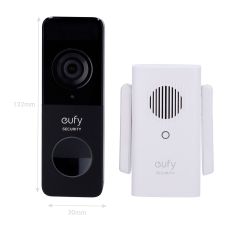 Eufy EUFY-DOORBELL-C211 -  Kit de Timbre Wifi con vídeo Eufy by Anker,…