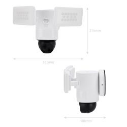 Eufy EUFY-FLOODLIGHTCAM-E340 - Cámara doble Eufy by Anker, Resolución 3K,…