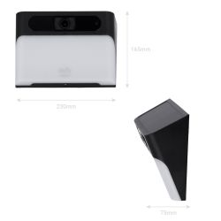 Eufy EUFY-SOLARWALL-LIGHTCAM-S120 - Cámara con foco solar Eufy by Anker, Resolución 2K /…