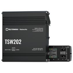 Teltonika TK-TSW202 - Teltonika Switch PoE Gestionable Industrial, 8 puertos…