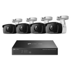 TP-LINK VIGI NK8P-B434I Connexion PoE pour une installation plus facile : ce kit dispose de la…