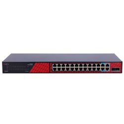 Safire SF-SW2824HIPOE-300 - Safire Switch Hi-PoE, 24 puertos + 2 SFP Uplink + 2…