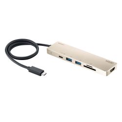 ATEN UH3239-AT La docking station compacta USB-C multipuerto UH3239 con pasarela de distribución…