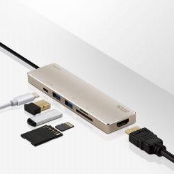 ATEN UH3239-AT La docking station compacta USB-C multipuerto UH3239 con pasarela de distribución…