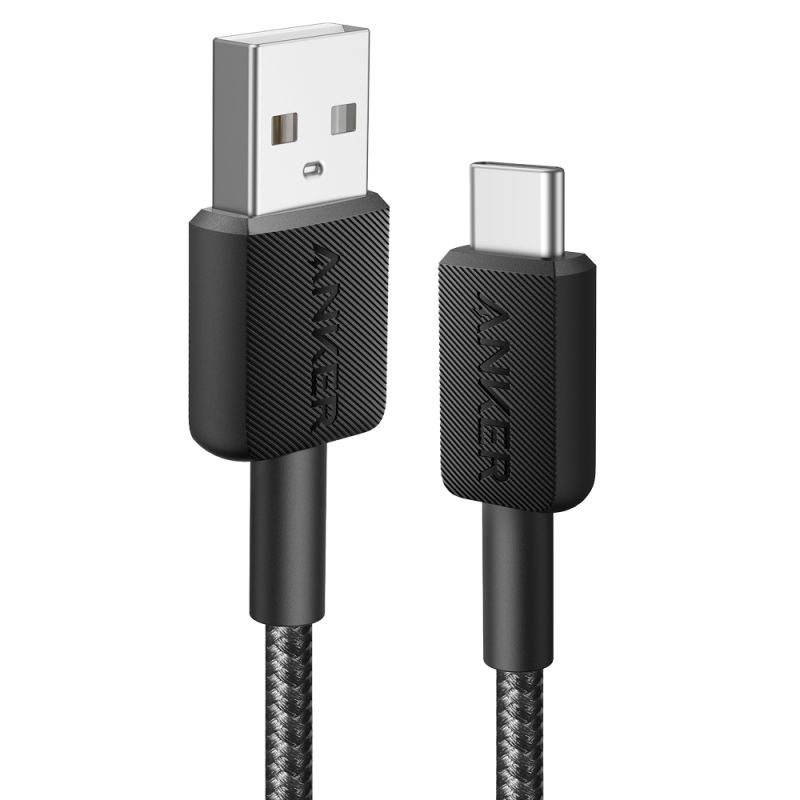 Anker ANK-322-USBA-USBC-90-B - Anker, Cable USB2.0, Carga rápida hasta 15W, USB-A a…