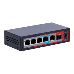 Safire SF-POE-EXT0604-GF-60 - Safire Indoor POE extender Switch, Amplía alcance…