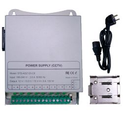 DC12V10A-8-DIN - Fuente de alimentación conmutada, Salida DC 12 V 10 A…