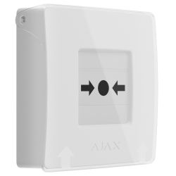 Ajax AJ-MANUALCALLPOINT-WHITE - Botón manual de alarma de incendio blanco,…