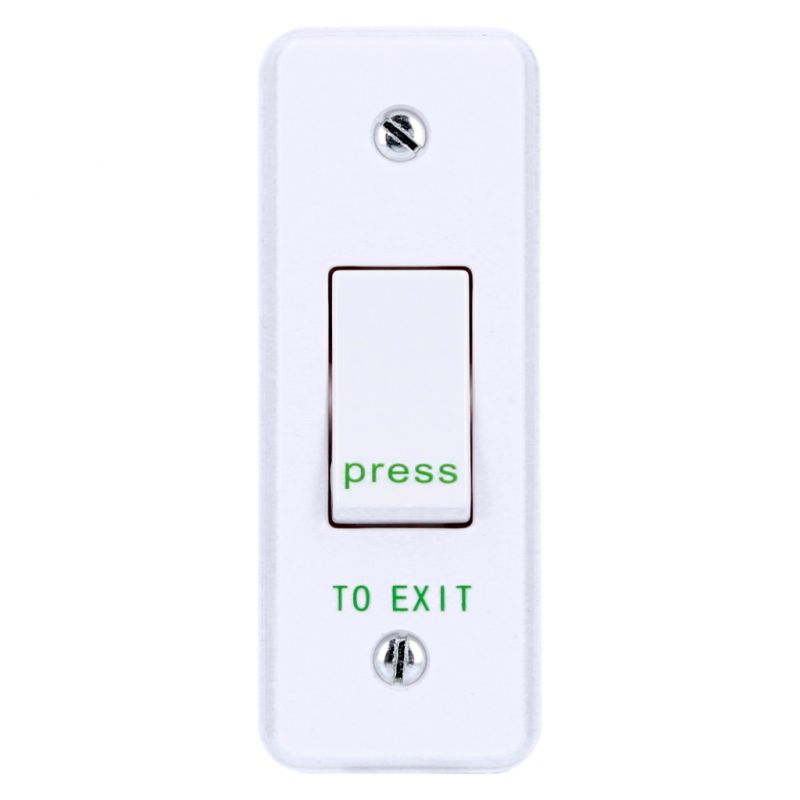 Cdvi RTE002S Plastic Exit Push Button, Narrow, Surface Mount