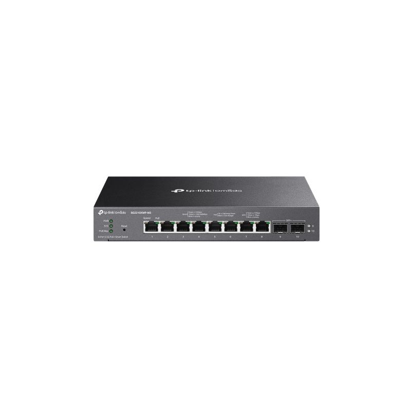 TP-LINK SG2210XMP-M2 TP-Link Omada SG2210XMP-M2. Switch type: Managed, Switch layer: L2/L2+