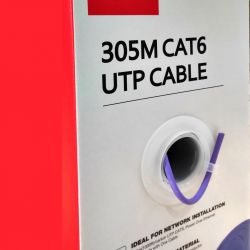 Dahua PFM923I-6UN-CC (PURPLE) Bobina 305mts UTP CAT6 Cabo 0,53mm…