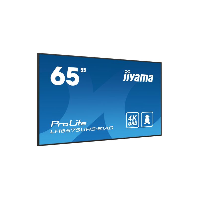 IIYAMA LH6575UHS-B1AG iiyama LH6575UHS-B1AG, Écran grand format